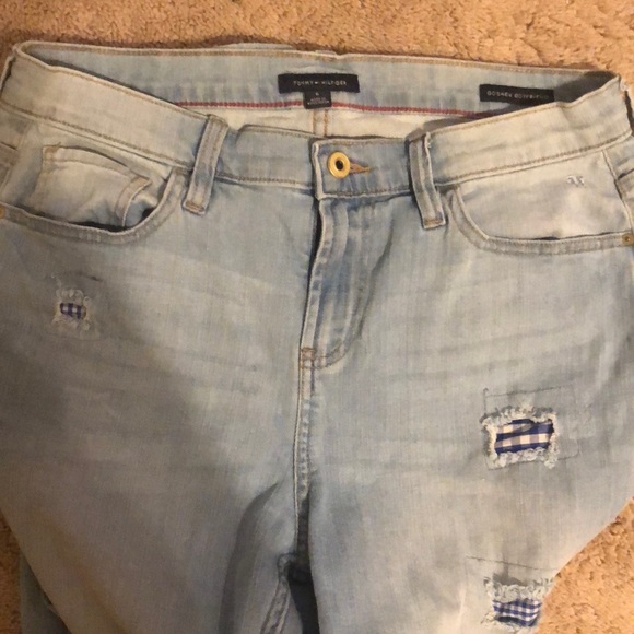 Tommy Hilfiger Patchwork Mom Jeans - Picture 3 of 7